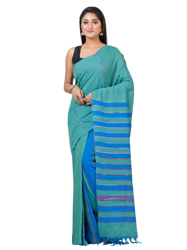 Blue_Handloom__Saree_For_Women