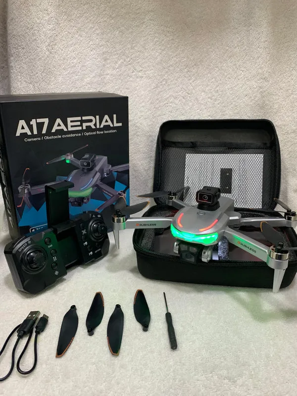 A17_Aerial_Drone_With_Hd_Dual_Camera,_360°_Obstacle_Avoidance,_Optical_Flow_Positioning,_Foldable_Rc_Quadcopter,_Altitude_Hold,_Wifi_Fpv,_One-key_Takeoff_&_Landing_for_Kids_&_Adults