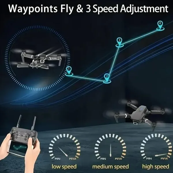 E88_Foldable_Wifi_Fpv_Drone_|_Hd_Dual_Camera_|_Easy_To_Fly_Rc_Drone