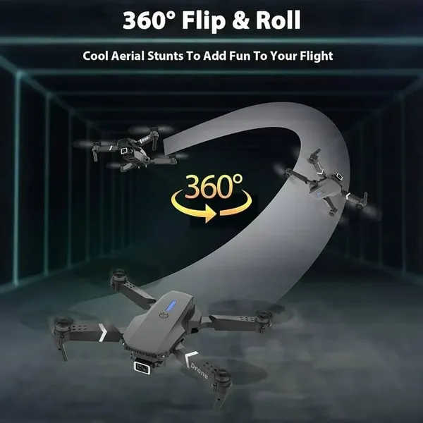E88_Foldable_Wifi_Fpv_Drone_|_Hd_Dual_Camera_|_Easy_To_Fly_Rc_Drone