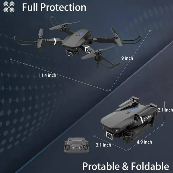 E88_Foldable_Wifi_Fpv_Drone_|_Hd_Dual_Camera_|_Easy_To_Fly_Rc_Drone