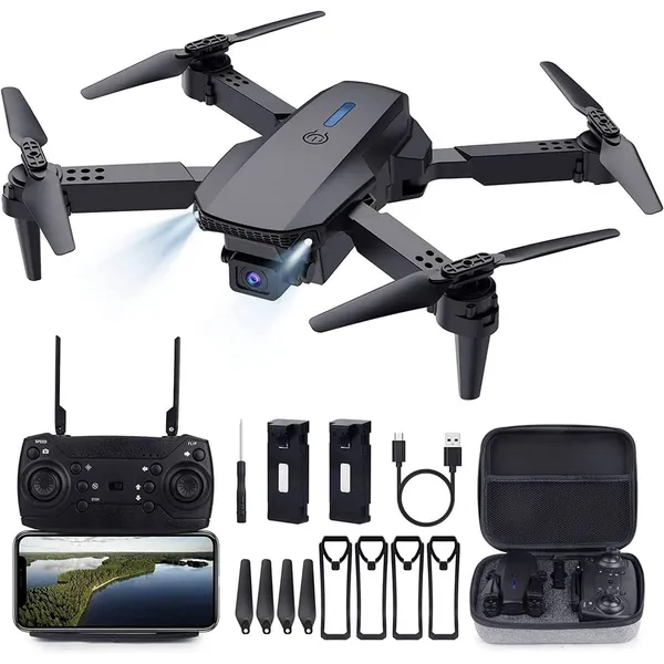 E88_Foldable_Wifi_Fpv_Drone_|_Hd_Dual_Camera_|_Easy_To_Fly_Rc_Drone