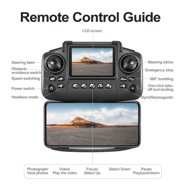 E88_Foldable_Wifi_Drone_With_Screen_Remote_|_Hd_Camera_|_Easy_To_Fly_Rc_Drone