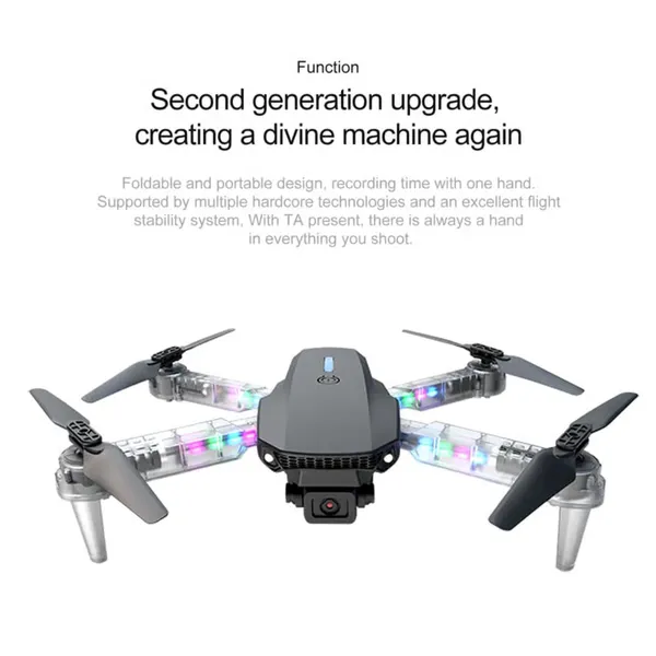 E88_Light_Foldable_Wifi_Fpv_Drone_With_Dual_Battery_|_Hd_Dual_Camera_|_Easy_To_Fly_Rc_Drone