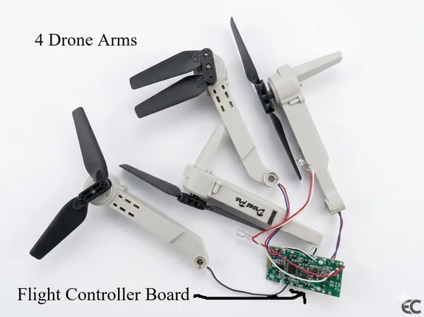 Diy_Nano_Drone_Kit_E88_Hd_Camera_Drone_With_Screen_Remote_Controller_|_Gesture_Control_|_Rc_Foldable_Drone