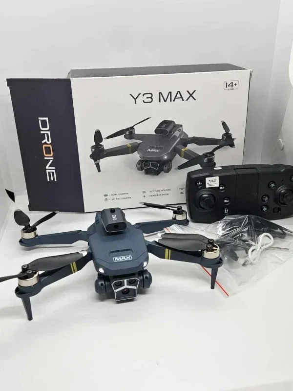 Y3_Max_Drone_With_Dual_Hd_Camera,_Dual_Battery,_Optical_Flow_Positioning,_Obstacle_Avoidance,_Foldable_Rc_Quadcopter_for_Kids_&_Beginners