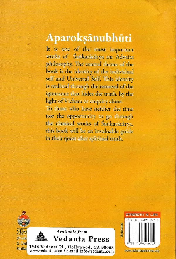 Aparokshanubhuti