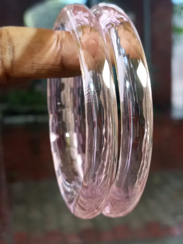 Pink_Transparent_Textured_Bangles_for_Women