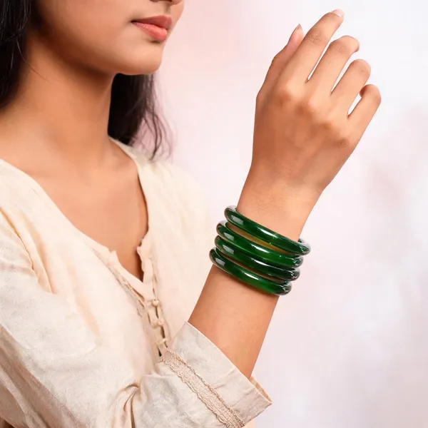 Green_Glass_Bangles_For_Women_Pack_Of_4