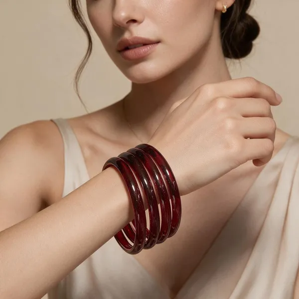 Maroon_Glass_Glitter_Bangle_Set_For_Women_Pack_Of_4