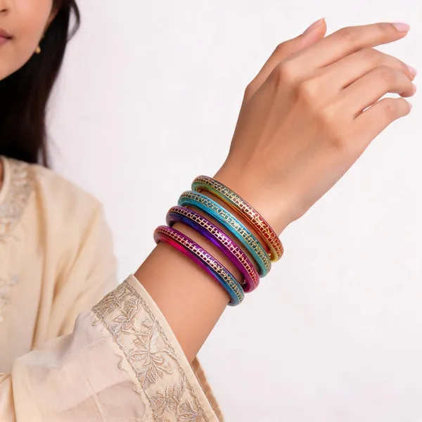Multicolor_Patterned_Bangles_For_Women_Pack_Of_4