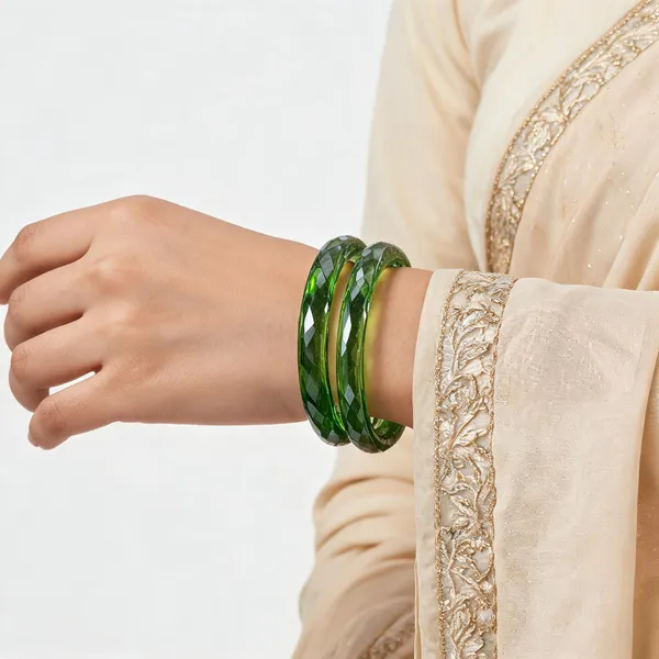 Green_Glass_Faceted_Bangles_For_Women_Pack_Of_2