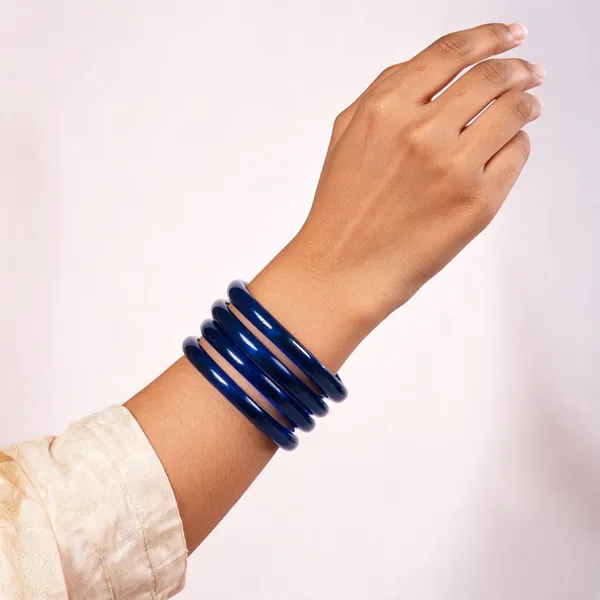 Blue_Glossy_Bangle_Set_For_Women_Pack_Of_4