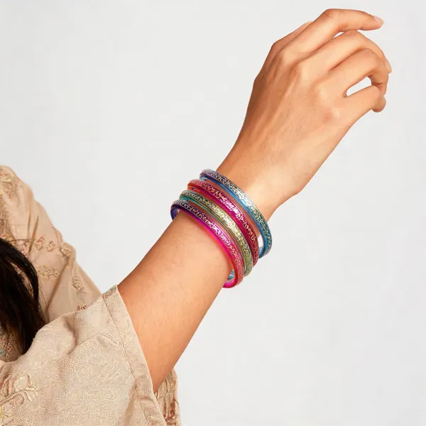 Multicolor_Patterned_Bangles_For_Women_Pack_Of_4