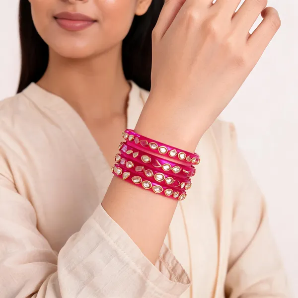 Pink_Gold_Tone_Stone_Studded_Bangles_For_Women_Pack_Of_4