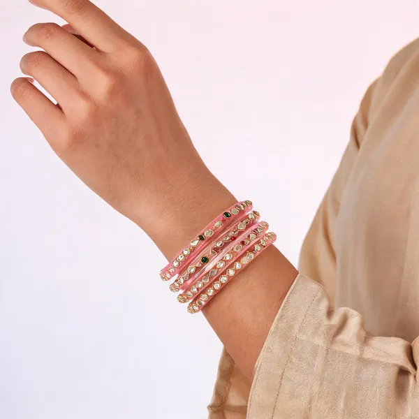 Pink_Stone_Studded_Bangles_For_Women_Pack_Of_4