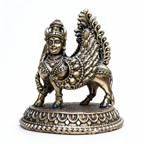 Metal_Traditional_Kamdhenu_Cow_Idol