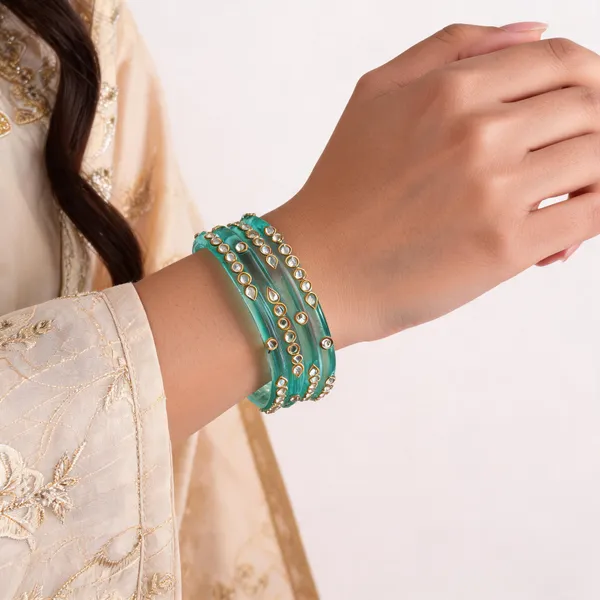 Green_Glass_Stone_Embellished_Bangles_For_Women_Pack_Of_4
