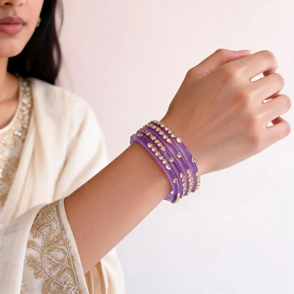 Purple_Stone_Studded_Bangle_Set_For_Women_Pack_Of_4