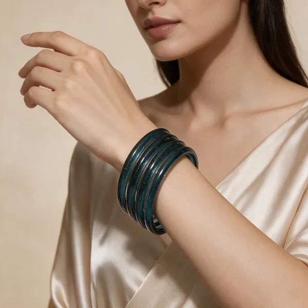 Blue_Transparent_Bangle_Set_For_Women_Pack_Of_4