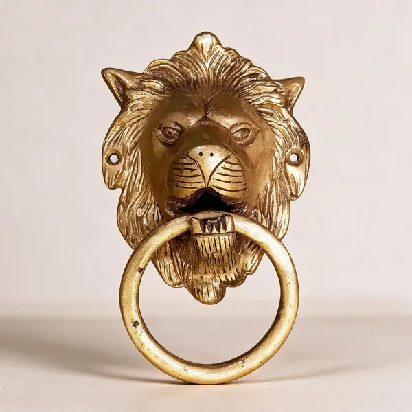 Brass_Tone_Lion_Design_Door_Knocker