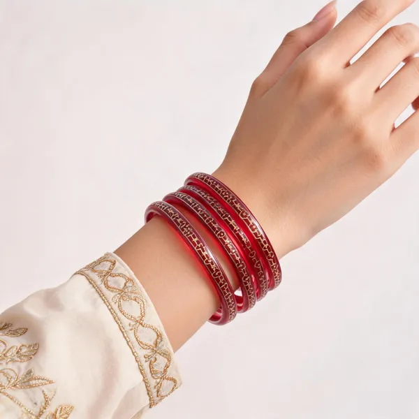 Red_Glass_Traditional_Bangles_For_Women_Pack_Of_4