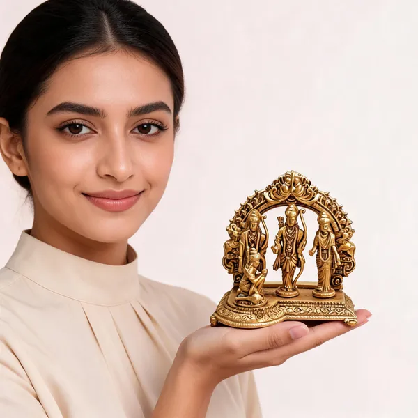 Gold_Tone_Ram_Darbar_Decorative_Idol