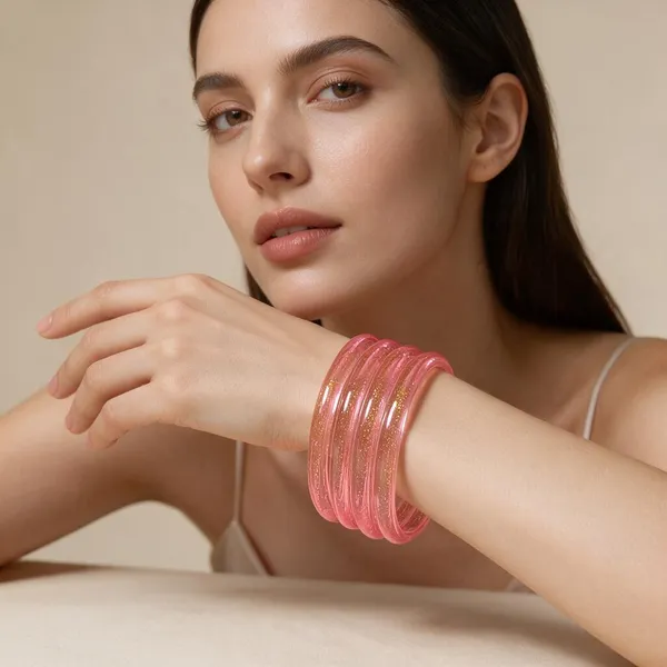 Pink_Glitter_Detail_Bangles_For_Women_Pack_Of_4