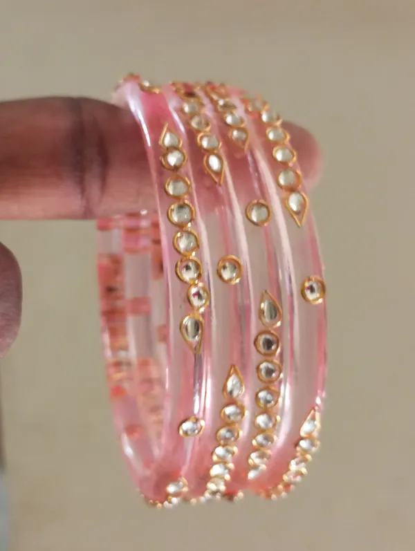 Pink_Embellished_Bangle_Set_for_Women