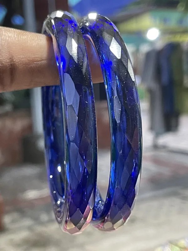 Blue_Faceted_Bangle_Pair_for_Women