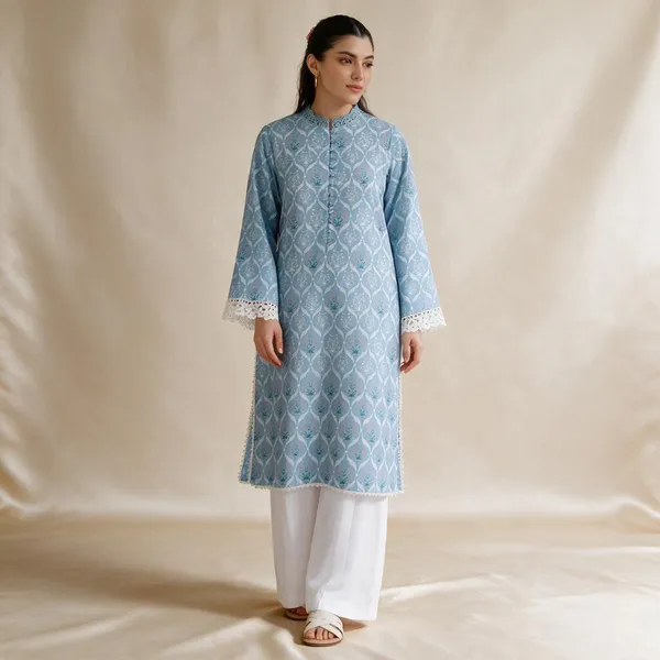 Light_Blue_Lawn_Shirt_For_Women