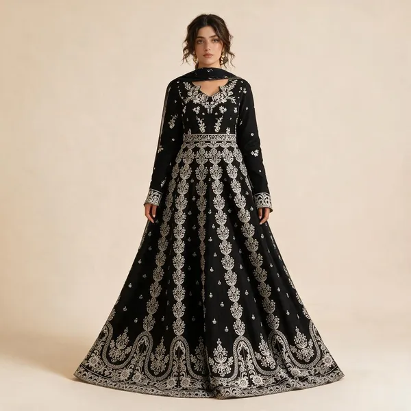 Black_Organza_Suit_For_Women