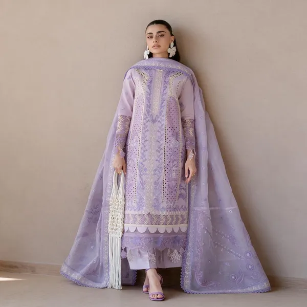 Lavender_Organza_Suit_For_Women