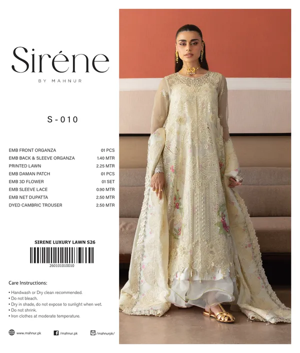Cream_Organza_Suit_For_Women