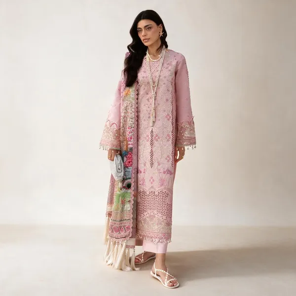 Light_Pink_Organza_Suit_For_Women