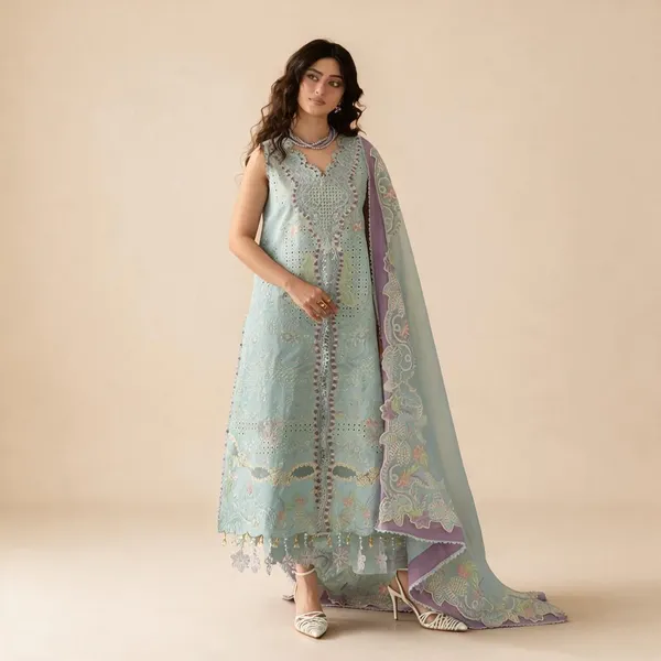 Mint_Green_Organza_Suit_For_Women