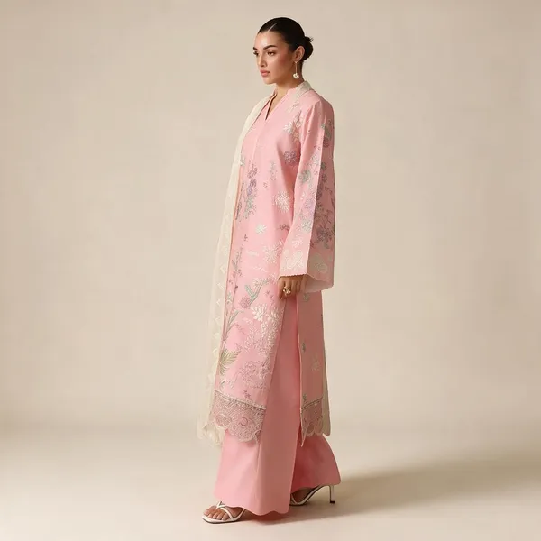 Pink_Lawn_Suit_Set_For_Women