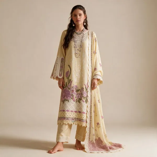 Yellow_Lawn_Suit_Set_For_Women