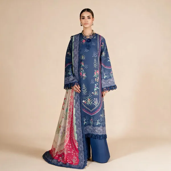 Royal_Blue_Lawn_Suit_Set_For_Women