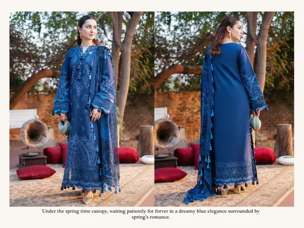 Dark_Blue_Lawn_Ombre_Suit_Set_For_Women