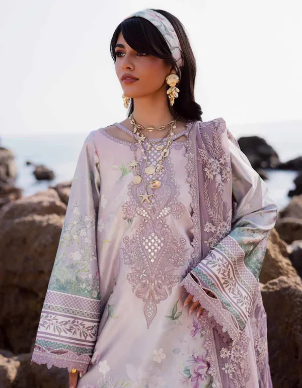 Lavender_Silk_Suit_Set_For_Women