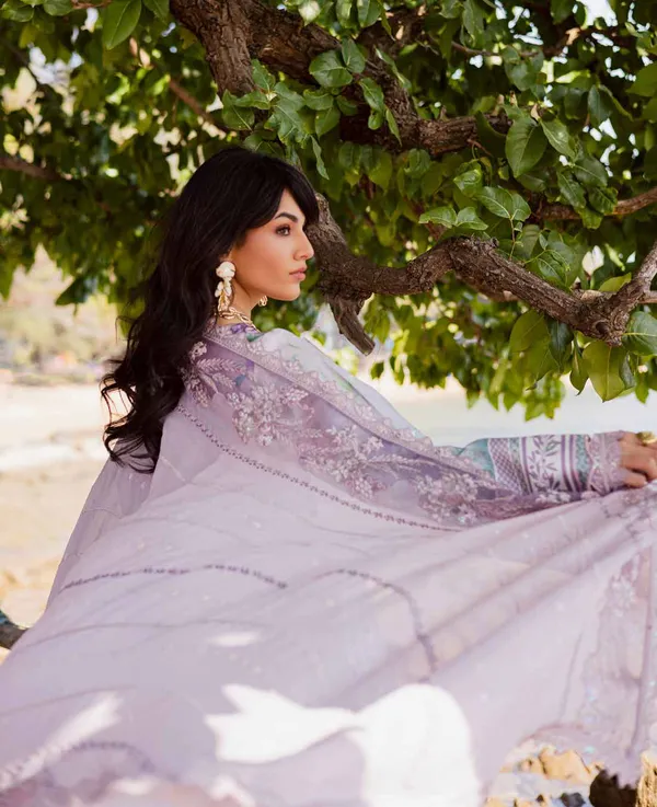 Lavender_Silk_Suit_Set_For_Women