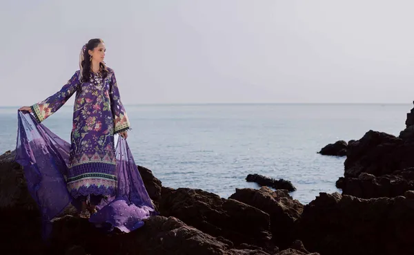 Purple_Silk_Suit_Set_For_Women