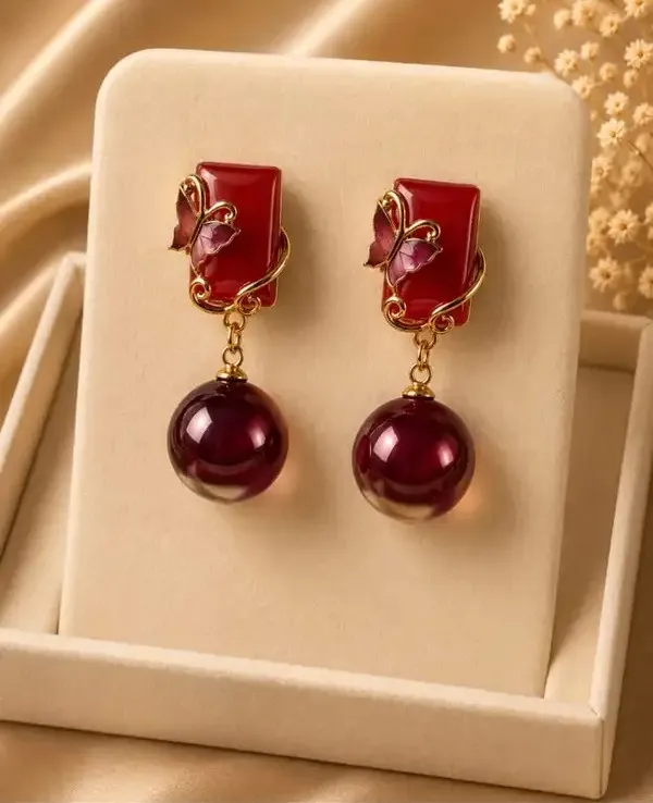 Red_Gold_Alloy_Stone_Statement_Earrings_For_Women