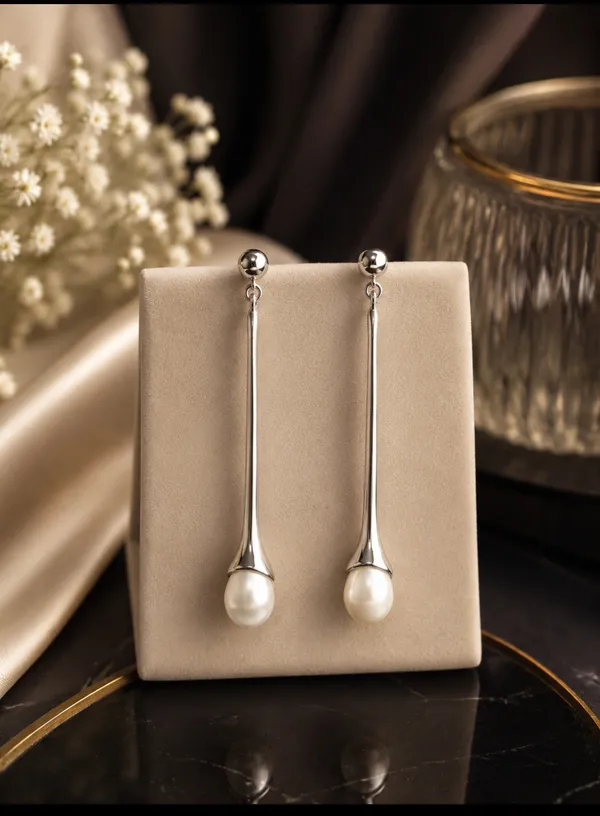 Silver_Alloy_Shell_Pearl_Drop_Earrings_For_Women