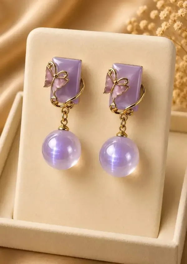 Lilac_Gold_Alloy_Stone_Statement_Earrings_For_Women
