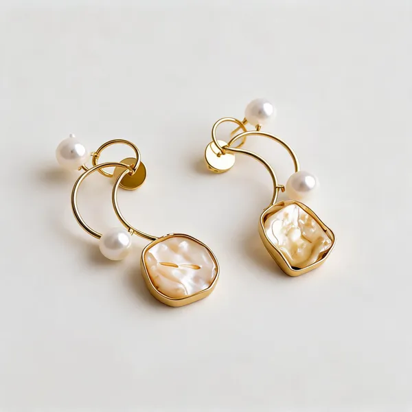 Gold_White_Brass_Mother_Of_Pearl_Drop_Earrings_For_Women
