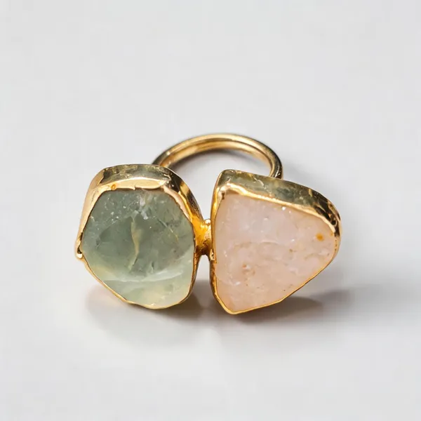 Gold_Multicolor_Alloy_Natural_Stone_Two_Stone_Statement_Ring_For_Women