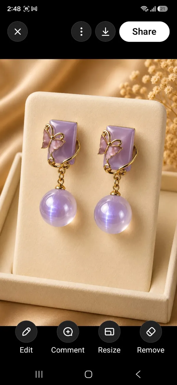 Lilac_Gold_Alloy_Stone_Statement_Earrings_For_Women