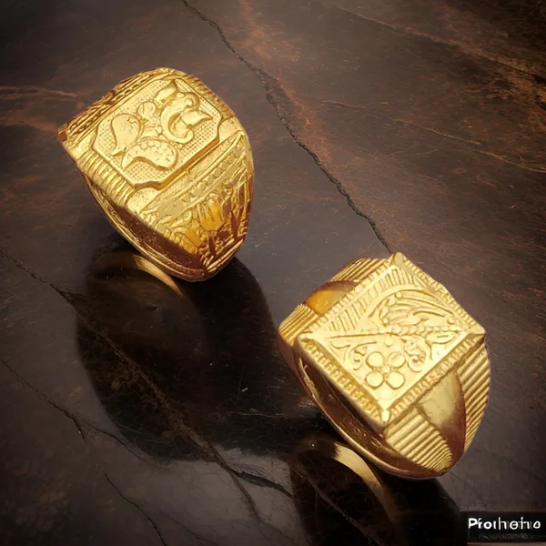 Gold_Tone_Embossed_Stud_Earrings_for_Women